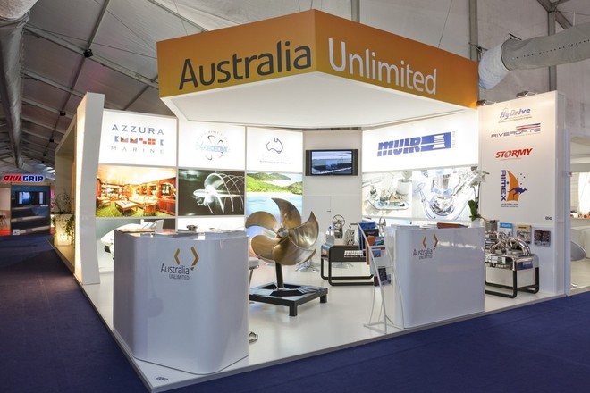 Australian Pavilion at Monaco Yacht Show 2011 using Australia Unlimited2 -  AIMEX ©