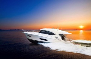 Riviera's 515 SUV makes her Sydney premiere at the Sydney International Boat Show